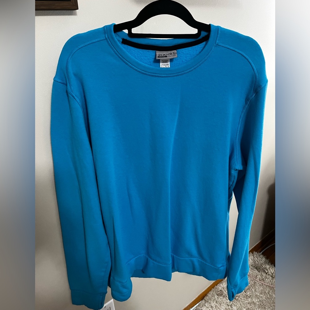 2xist Blue Crewneck Sweatshirt Relaxed Fit